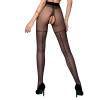 Колготки с открытым доступом, имитация чулок TIOPEN 014 black 5 (20 den) — Passion