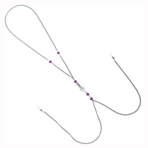 Прикраса для сосків Art of Sex - Nipple Clamps Arrow, колір фіолетовий . Photo 3