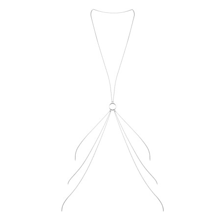 Ланцюжок для тіла Bijoux Indiscrets Magnifique 8 Body Chain — Silver
