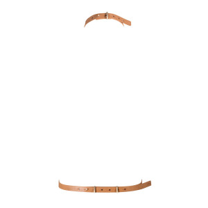 Портупея Bijoux Indiscrets MAZE - I Harness Brown, екошкіра, дуже стильна. Photo 2