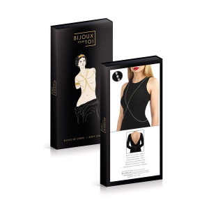 Сріблястий ланцюжок для бюста Bijoux Pour Toi – Elena Silver зі стразами. Photo 3