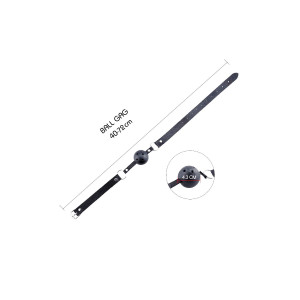 Повітропроникний кляп Alive Discretion Black. Photo 2