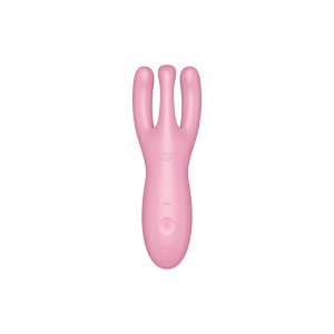 Кліторальний смарт-вібратор Satisfyer Threesome 4 Pink з трьома пальчиками. Photo 2