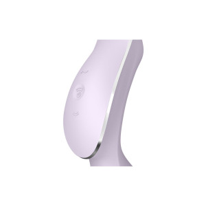 Вакуумний стимулятор з вібрацією Satisfyer Curvy Trinity 2 Violet. Photo 3