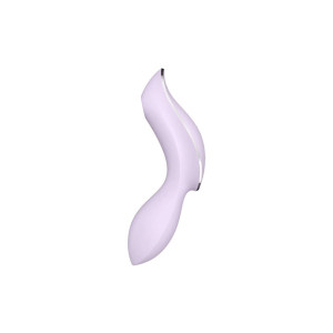 Вакуумний стимулятор з вібрацією Satisfyer Curvy Trinity 2 Violet. Photo 2