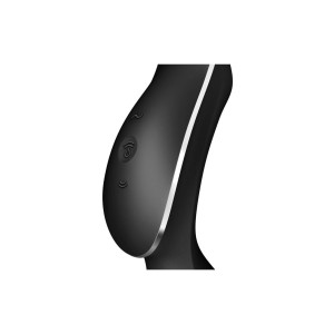 Вакуумний стимулятор з вібрацією Satisfyer Curvy Trinity 2 Black. Photo 3