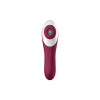 Вакуумний стимулятор із вібрацією Satisfyer Dual Crush Wine Red