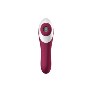 Вакуумный стимулятор с вибрацией Satisfyer Dual Crush Wine Red. Photo 2