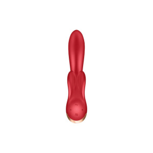 Смарт вібратор кролик із подвійним відростком Satisfyer Double Flex Red. Photo 3
