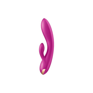 Смарт вібратор кролик із подвійним відростком Satisfyer Double Flex Violet. Photo 2