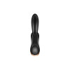 Смарт вібратор-кролик із подвійним відростком Satisfyer Double Flex Black