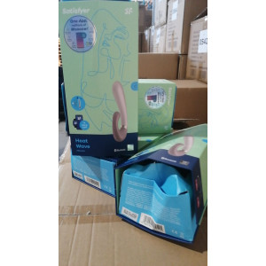 Смарт вібратор-кролик із підігрівом Satisfyer Heat Wave Mauve (мя'та упаковка!!!). Photo 2