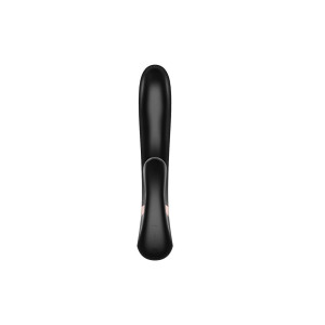 Смарт вібратор-кролик із підігрівом Satisfyer Heat Wave Black. Photo 2