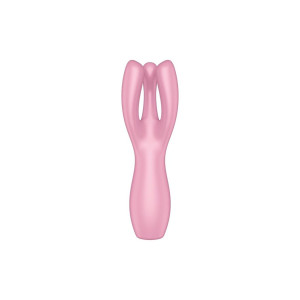 Клиторальный вибратор Satisfyer Threesome 3 Pink с тремя пальчиками. Photo 3