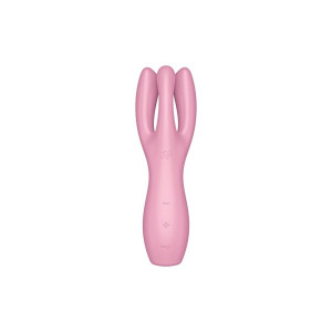 Клиторальный вибратор Satisfyer Threesome 3 Pink с тремя пальчиками. Photo 2
