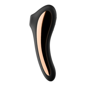 Вакуумный стимулятор с вибрацией Satisfyer Dual Kiss Black. Photo 2
