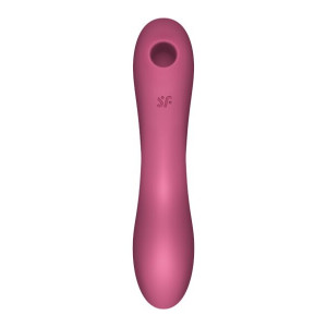 Вакуумный стимулятор с вибрацией Satisfyer Curvy Trinity 3 Red. Photo 3