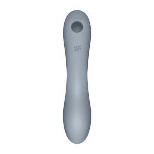 Вакуумный стимулятор с вибрацией Satisfyer Curvy Trinity 3 BlueGrey. Photo 3
