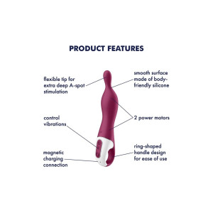 Вібратор для точки А Satisfyer A-Mazing 1 Berry. Photo 3