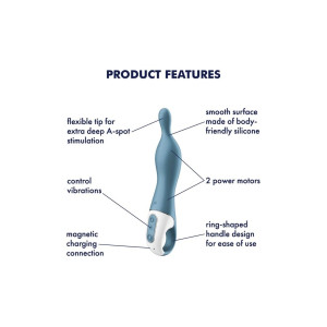 Вібратор для точки А Satisfyer A-Mazing 1 Blue. Photo 3