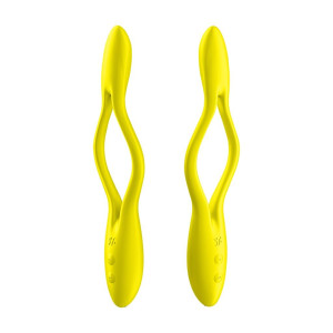 Універсальний гнучкий вібратор для пар Satisfyer Elastic Game Yellow. Photo 3