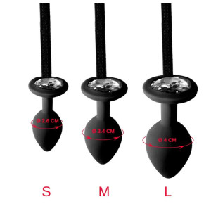 Чоловічі труси XS-2XL із силіконовою анальною пробкою Art of Sex - Joni plug panties size S Black. Photo 3