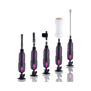 Набір адаптерів для секс-машин Hismith Luxury Kit - KlicLok System Set. Photo 2