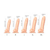 Реалістичний фалоімітатор Strap-On-Me Sliding Skin Realistic Dildo Vanille - XL, ефект рухливої шкір