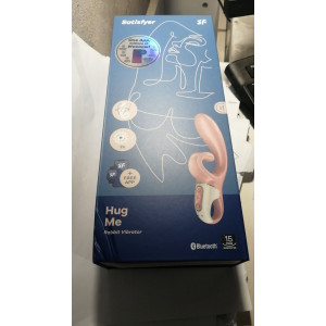 Смарт вібратор-кролик Satisfyer Hug Me Pink  (м'ята упаковка!!!). Photo 2