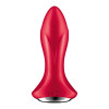 Анальна смарт-вібропробка із перлинним масажем Satisfyer Rotator Plug 1+ Red