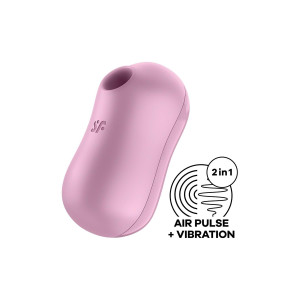 Вакуумный стимулятор с вибрацией Satisfyer Cotton Candy Lilac. Photo 2
