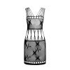 Бодістокінг — мінісукня з метеликами Passion BS090 black