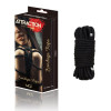 Мотузка для BDSM MAI Bondage Rope Black, довжина 10 м, діаметр 6,5 мм, поліестер