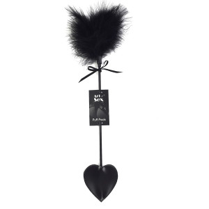 Лоскітка зі шлепалкою Піка Art of Sex - Puff Peak, колір Чорний. Photo 2