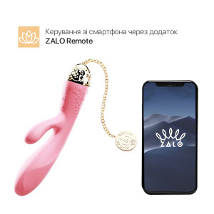 Смартвібратор-кролик Zalo — Rosalie Rouge Pink. Photo 2