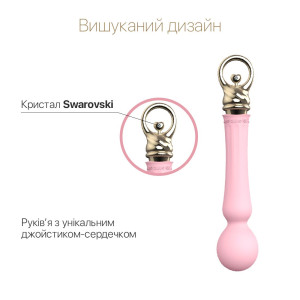 Вібромасажер із підігрівом Zalo Sweet Magic - Confidence Wand Fairy Pink. Photo 3