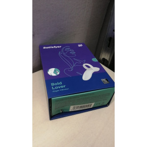 Вібратор на палець Satisfyer Bold Lover White (м'ята упаковка!!!). Photo 2