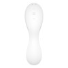 Вакуумний смарт-стимулятор із вібрацією Satisfyer Curvy Trinity 5 (White) (м'ята упаковка!!!)