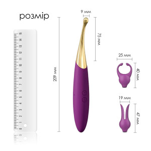 Универсальный вибратор Svakom Beatrice, 4 варианта использования. Photo 2