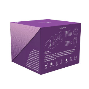 Смарт-вібратор для пар We-Vibe Chorus Purple, сенсорне керування вібраціями стисненням пульта	. Photo 3