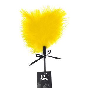 Лоскітка зі шлепалкою Піка Art of Sex - Puff Peak, колір Жовтий. Photo 3