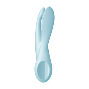 Клиторальный вибратор Satisfyer Threesome 1 Light Blue. Photo 3