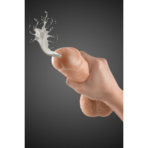 Фалоімітатор, що кінчає, Real Body — Cum Kane: довжина 21,5 см, діам. 3,8 см, ТРЕ, присоска. Photo 2