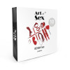 Набір Art of Sex - BDSM Set Leather, 10 предметів, натуральна шкіра, Чорний