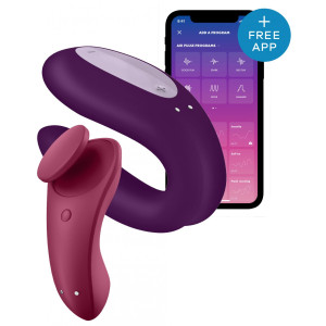 Набір Satisfyer Partner Box 1 (вібратор для пар Double Joy + вібратор у трусики Sexy Secret) (м'ята упаковка!!!). Photo 2