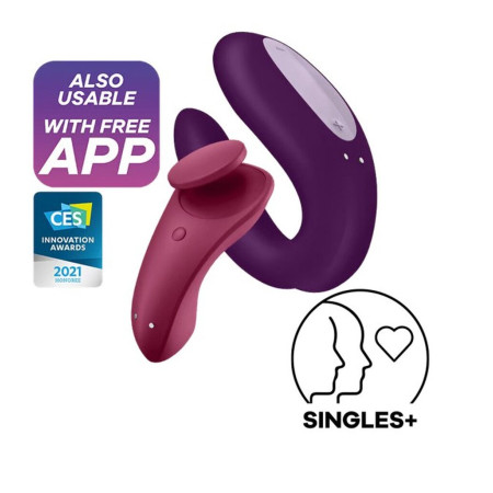 Набір Satisfyer Partner Box 1 (вібратор для пар Double Joy + вібратор у трусики Sexy Secret) (м'ята упаковка!!!)