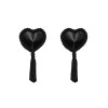 Еротичні наклейки на соски з пензликами Obsessive Tassel nipple covers black, чорні