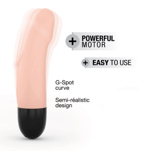 Вібратор Dorcel Real Vibration S Flesh 2.0, діаметр 3,7см, перезаряджається, для точки G. Photo 2