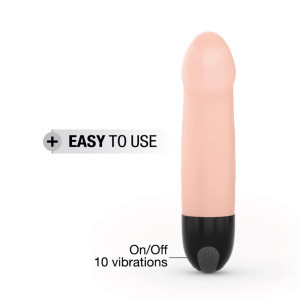 Вібратор Dorcel Real Vibration S Flesh 2.0, діаметр 3,7см, перезаряджається, для точки G. Photo 3