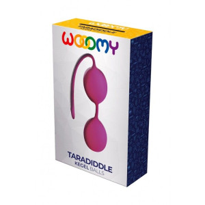 Вагинальные шарики Wooomy Taradiddle Kegel Ball, диаметр 3,5 см, масса 54 г. Photo 2
